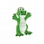 Beeztees 620820 Игрушка для собак Зеленый крокодил , латекс 12см