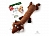 GiGwi 75231 Игрушка для собак Лиса с большой и малой пищалкой