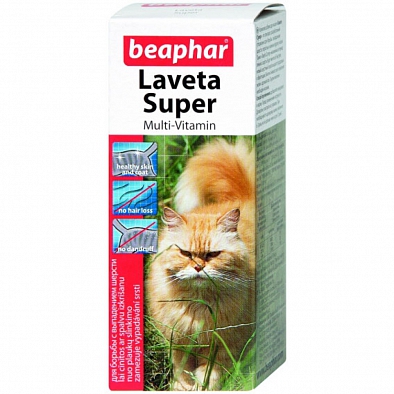 Beaphar 12524 Laveta Super Витамины для кошек 50мл